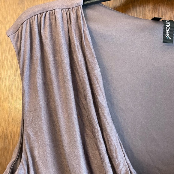 Light lavender drape detail front - Picture 4 of 6